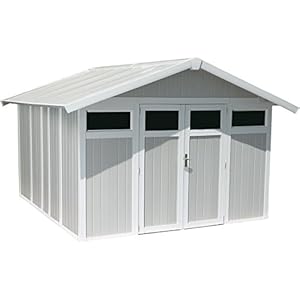 Grosfillex Gereedschapshuis Utility V 11 wit/grijsblauw