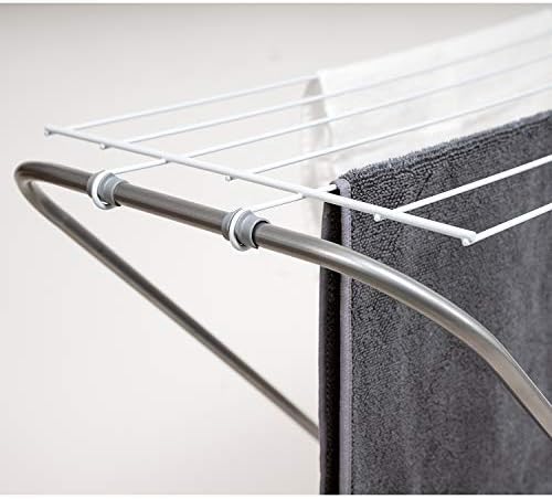 Tatkraft Toro Foldable Freestanding Clothes Drying Rack, Compact Storage, Ideal for Small Apartments, Space Saving, Easy and Fast to Assemble, Made in Italy