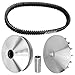 Caltric Complete Complete Clutch Primary Fixed Sliding Sheave Belt Compatible with Yamaha Rhino 450 Yxr450Fa 2006-2009