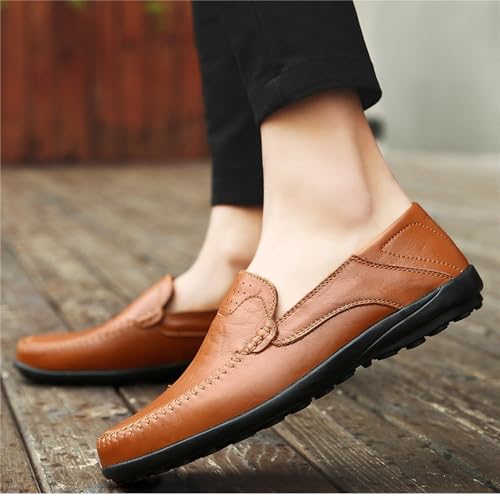 Dress Shoes for Men Men's Casual Leather Loafers Slip-On Comfort Shoes for Everyday Wear2