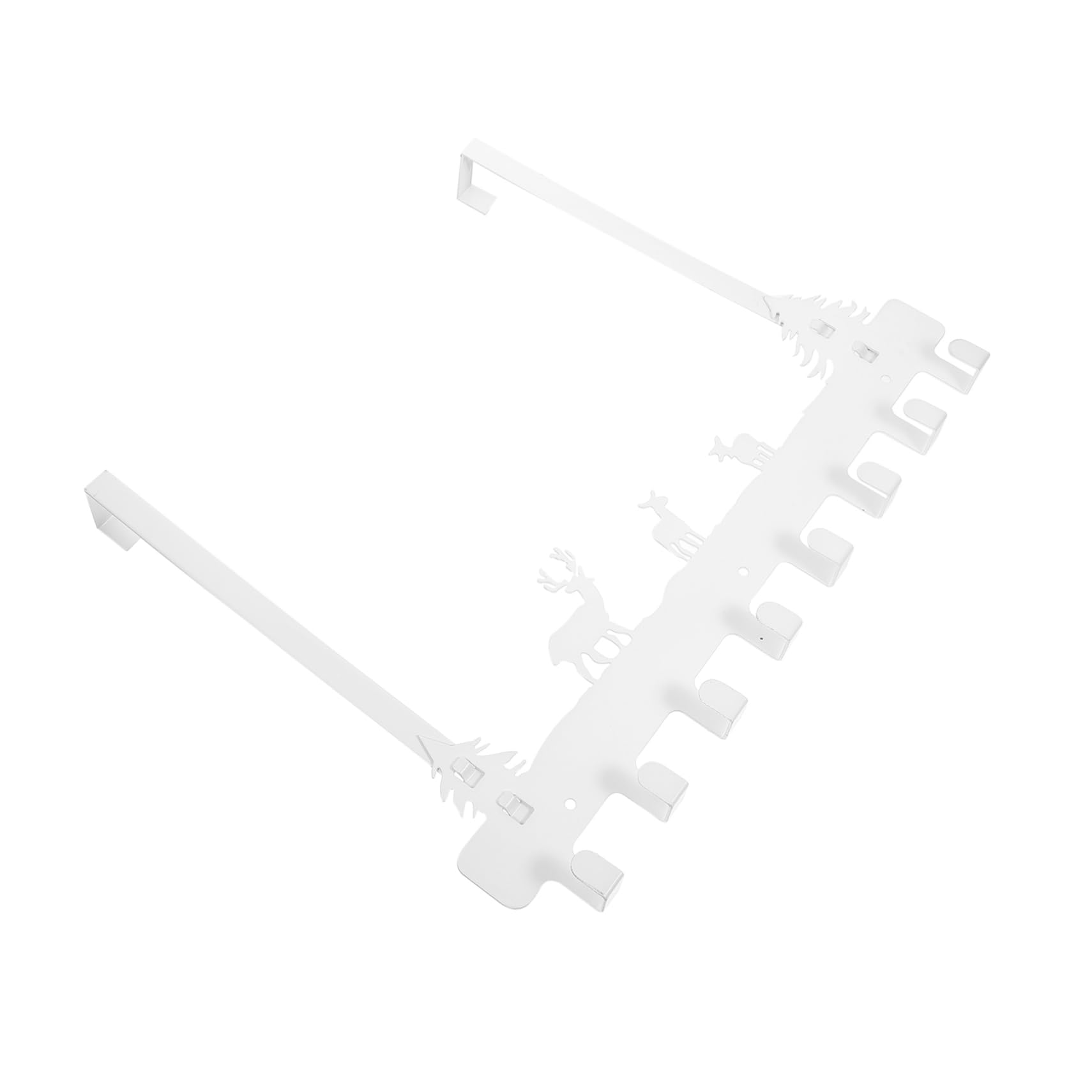 FONDOTIN Over Door Hangers Door Coat and Hat Hook Needed Sturdy Construction Multi-use Organizer for Home