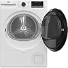 Beko BT96DBS Asciugatrice 9kg, Classe A, Linea Estetica Beyond, motore inverter, Display digitale XL, colore Bianco, oblò Nero, WIFI