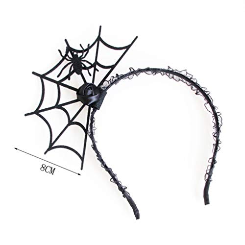 Minkissy 5Pcs Aranha Witch Hat Headband Hairband Cabeça Boppers Aros de Cabelo Do Dia Das Bruxas Dia