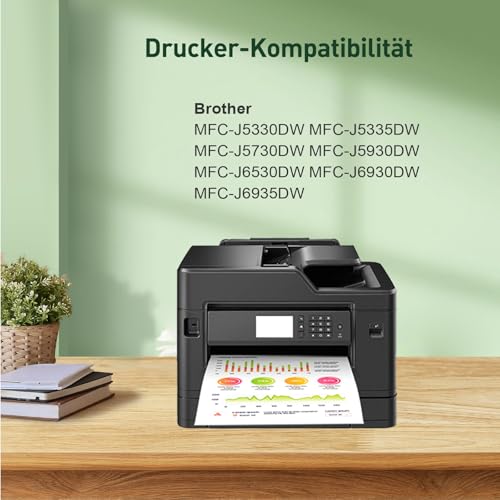 KINGJET LC3219XL LC3219 druckerpatronen Kompatibel für Brother LC3219XL LC3217 3219XL… – Ansicht 2