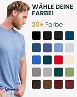 Premium Merino Shirt Herren Kurzarm - Atmungsaktiv Geruchshemmend Thermooberteile zum Wandern + Wanderwollsocken (Deep Blue, Large) – Ansicht 2