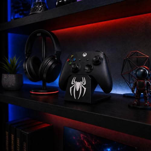Image of PS5 Controller stand for Desk Gaming controller stand Xbox | Joystick Stand Controller Holder Gamepad Stand & Gaming PS5 Accessory | Compatible with Xbox ONE, PS5, PS4, PC, Steelseries Remote| Black + White