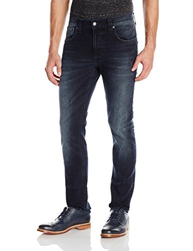 Nudie Jeans Men's Tape Ted Jean in Blue Black