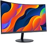 KOORUI Moniteur d'Ordinateur Courbé 24 po - Moniteur de Jeu Full HD 1080P 100Hz 1500R LCD HDMI VGA, Réglage d'Inclinaison, Confort Oculaire, Noir 24N5CA