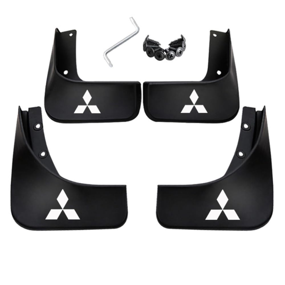 4 stks auto spatborden spatlappen, voor Mitsubishi ASX 2019-2023 spatlap set spatscherm voor achter spatbord accessoires