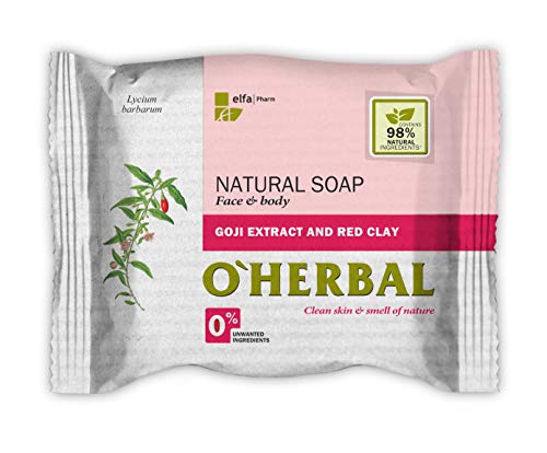 내츄럴 바 비누 구기자 홍토포 FACE BODY 100G OHERBAL 3532