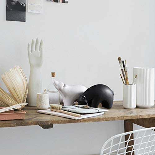 Ceramic Polar Bear Figurines Sets, Home Decor Animal Sculptures And Statues Handmade Artware Gifts (Small Size) #TOP4