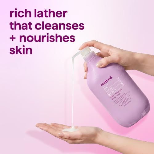 Image of method Body Wash, Berry Balance - Leaves Skin Feeling Soft & Moisturized, Made Without Parabens, Notes of Acai, Mulberry & Goji Berry, 28 Fl Oz