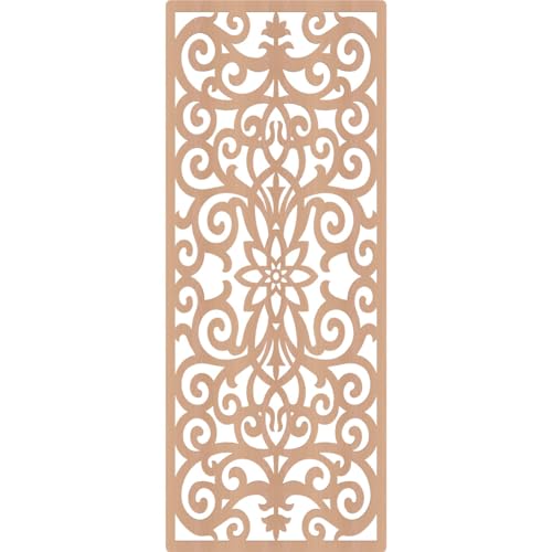 Image of 27 3 /8 inchW x 69 3 /8 inchH x 1 /4 inchT Buel Decorative Fretwork Wood Wall Panels, Alder