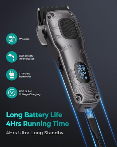 Image of VGRPRO Hair Clippers for Men Professional, Cordless & Corded Barber Clipper