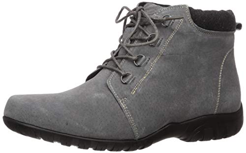 Propet Womens Delaney Lace Up Casual Boots Ankle Low Heel 1-2" - Grey - Size 7.5 B #TOP23