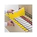 Smead File Jacket, Reinforced Straight-Cut Tab, Flat-No Expansion, Letter Size, Yellow, 100 per Box (75511)