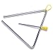 7 Inch Musical Steel Triangle Percussion Instrument With Striker