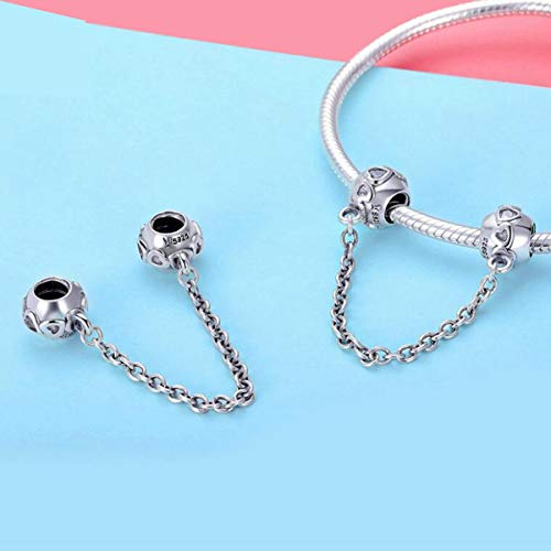 Cadena de seguridad anticaídas para pulseras mujer para evitar pérdidas 6