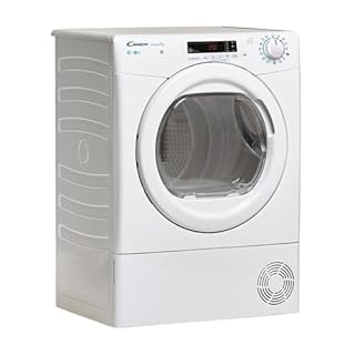 Candy Smart Pro Asciugatrice 10 Kg a Condensazione, Libera Installazione, Classe B, Connessione Wi-Fi + BLE, Controllo da App, Programma Stiro Facile, 59,6 x 58,5 x 85 cm, Bianca - CSOE C10DG-S