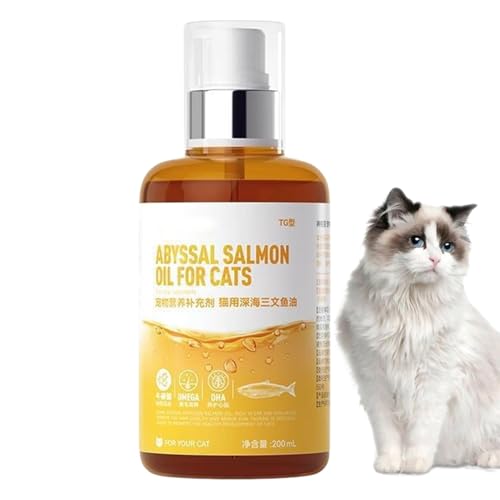 WJnflQN de Pescado de bagre, 200 ml, suplemento nutricional para Perros, Cuidado Problemas de la Piel y Bienestar Diario con Alta concentración -3
