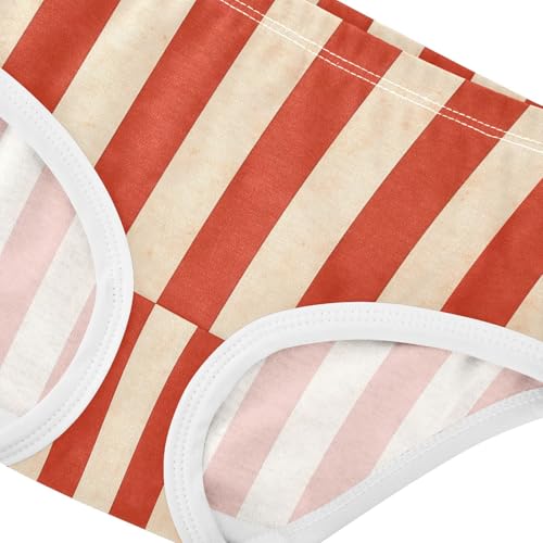 Red Yellow Stripe Toddler Girls's Underwear 2T 23009134