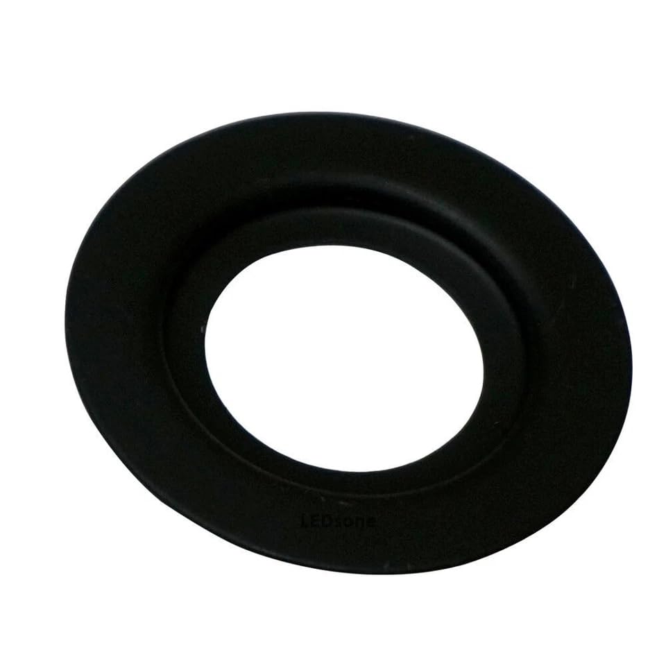 LEDSone Black Lampshade Reducer Ring Adapter for E26/E27 Light Bulb Holders Converts 60mm to 29mm Metal Converter for Table & Ceiling Lampshades, Pendant Lights & Light Fixtures