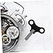 Gadpiparty Compact Steel Winding Key for Clock Repair Metal Tool for Wall and Alarm Clocks Easy to Use for Maintenance