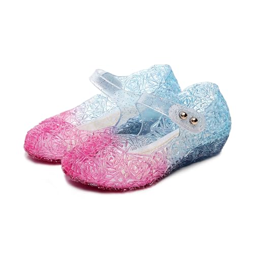 Image of Flats Mary Jane Dance Party Cosplay Shoes, Snow Queen Princess Sandals for Little GirlsToddler, Birthday, Christmas