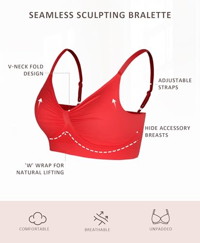 FeelinGirl Seamless Supportive Bralettes for Women
