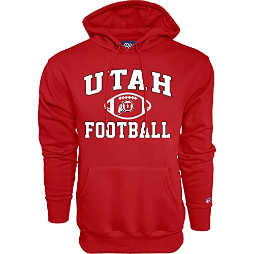 Blue 84 Men's Utah Utes Hoodie Team Color Football, Team Color, Medium