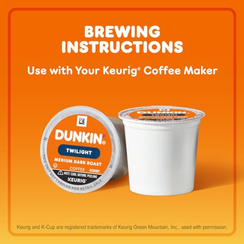 Dunkin’ Twilight Medium Dark Roast Coffee, Keurig K-Cup Pods, 60 Count - image 4
