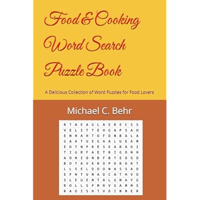 Food & Cooking Word Search Puzzle Book