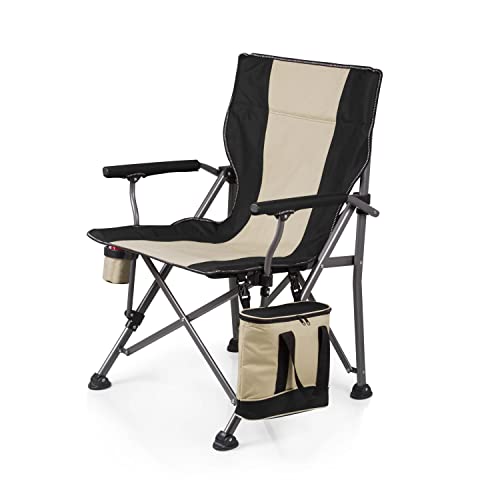 Image of Picnic TIME NFL Unisex-Adult NFL Outlander Folding Camping Chair with Cooler, Heavy Duty Beach Chair