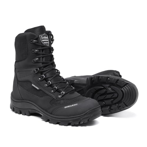 Bota Militar Coturno Masculino Tatico Cano Alto Palmilha Gel Preto (Preto, BR, Adulto, Numérico, 40)