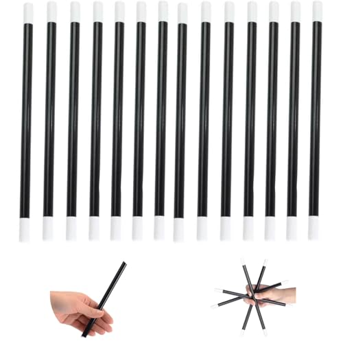 14 Pièces Baguettes Magiques de Magicien 24,5CM,Bâtons de Sorcier Classiques pour Enfants - Accessoires de Fête d'Halloween, Anniversaire et...