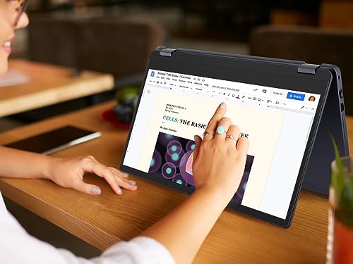 Image of Lenovo Chromebook Flex 3 15.6 inch FHD Touch-Screen - Pentium Silver N6000 with 8GB Memory - 64GB eMMC - Abyss Blue - Chrome OS /OLY