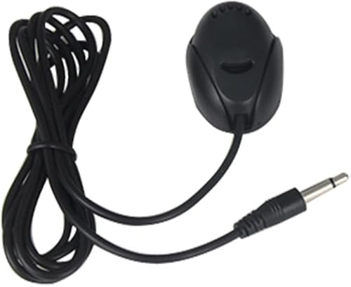 Miniatura 2 de Radio de coche universal de 0.138 in micrófono externo estéreo para coche Radio estéreo unidad principal del vehículo Bluetooth habilitado receptor