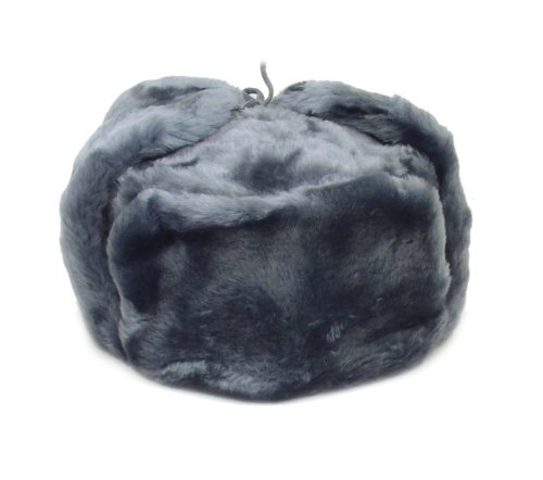 Russian Winter Hat *Shapka-Ushanka*Gray*Size L