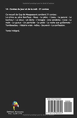 14 - Contes du jour et de la nuit - 21 contes - Collection Guy de Maupassant: Texte integral (French Edition) - Image 2