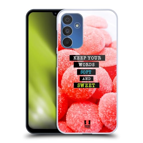 Head Case Designs Keep Your Words Dolci Pensieri Custodia Cover Dura per Parte Posteriore Compatibile con Samsung Galaxy A15