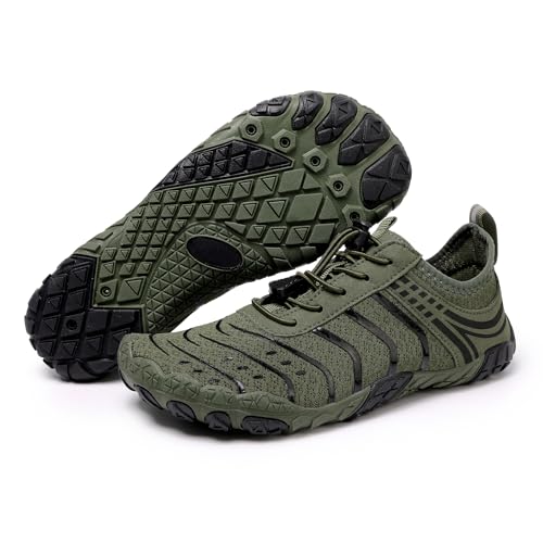 Image of Hike Barefoot Shoes for Women Men Breathable & Non-Slip Athletic Footwear Wide Toe Water Shoes,Designed for Walking,Running&Swimming