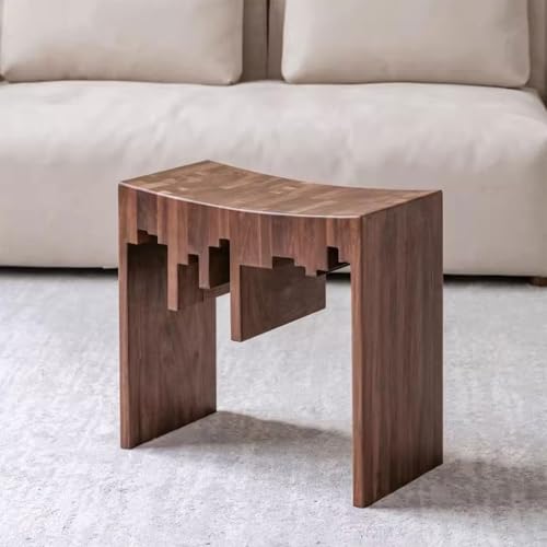 Petit banc de douche en bois massif pour une ambiance spa