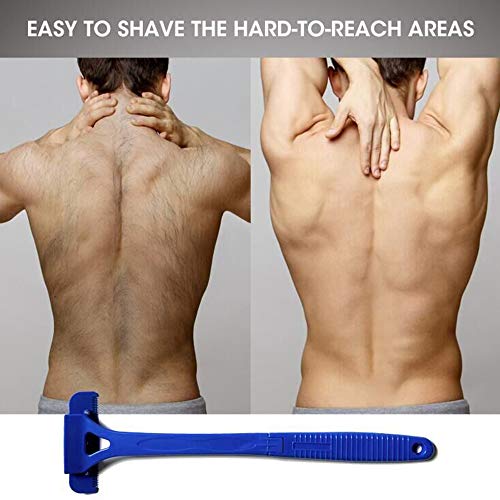Andoer Máquina de barbear costas para homens Ferramenta de remoção de aparador de cabelo de barbear