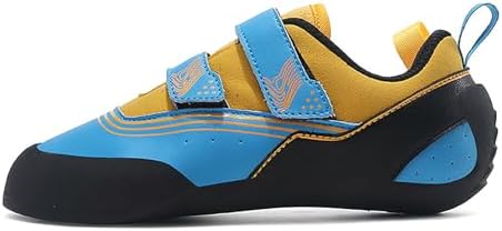 Climbing Shoes Mens Light Anti-Slip Indoor Outdoor Rock Climbing Sneaker for Beginners Professional Climbers (Blue, Adult, Men, 8, Numeric, US Footwear Size System, Medium)
