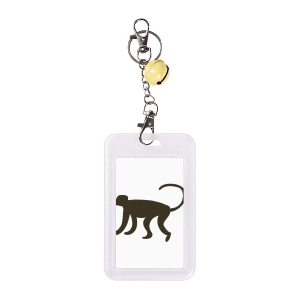 Protège carte de crédit anti RFID singe noir contre vol sans contact