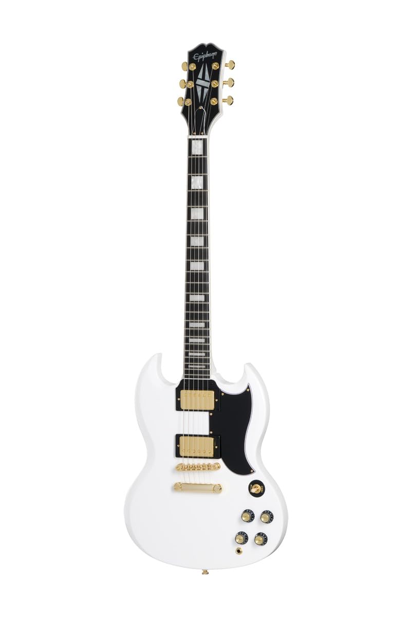 Amazon | Epiphone/Inspired by Gibson SG Custom Alpine White