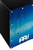 Meinl Percussion Headliner Cajon Instrument - Compact Drum Box with 2 Snare Wires - Playing Surface Blue (MCAJ100BK-PBF) #1