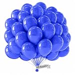 Bastelbär – Luftballons Dunkelblau – 100 Stück, Ø 27 cm, Hochzeit, Party