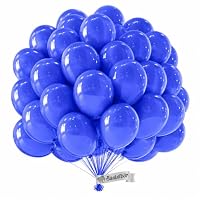 Bastelbär – Luftballons Dunkelblau – 100 Stück, Ø 27 cm, Hochzeit, Party