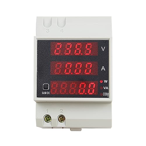 Voltmètre Ampèremètre Numérique Din Rail AC 200-450V 100A Compteur Multifonction